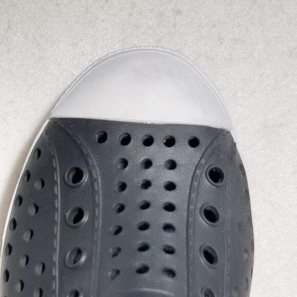 Skechers Slip On Shoes Kids Size 3 Rubber Uppers Black White Vented Water Beach - Picture 6 of 13